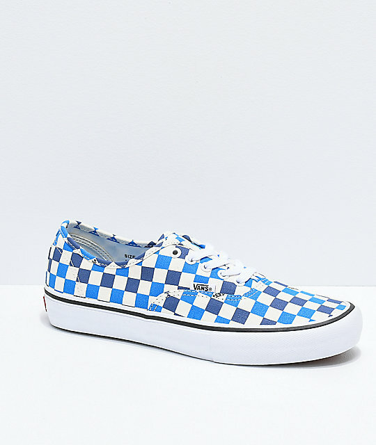vans authentic chex skate shoe